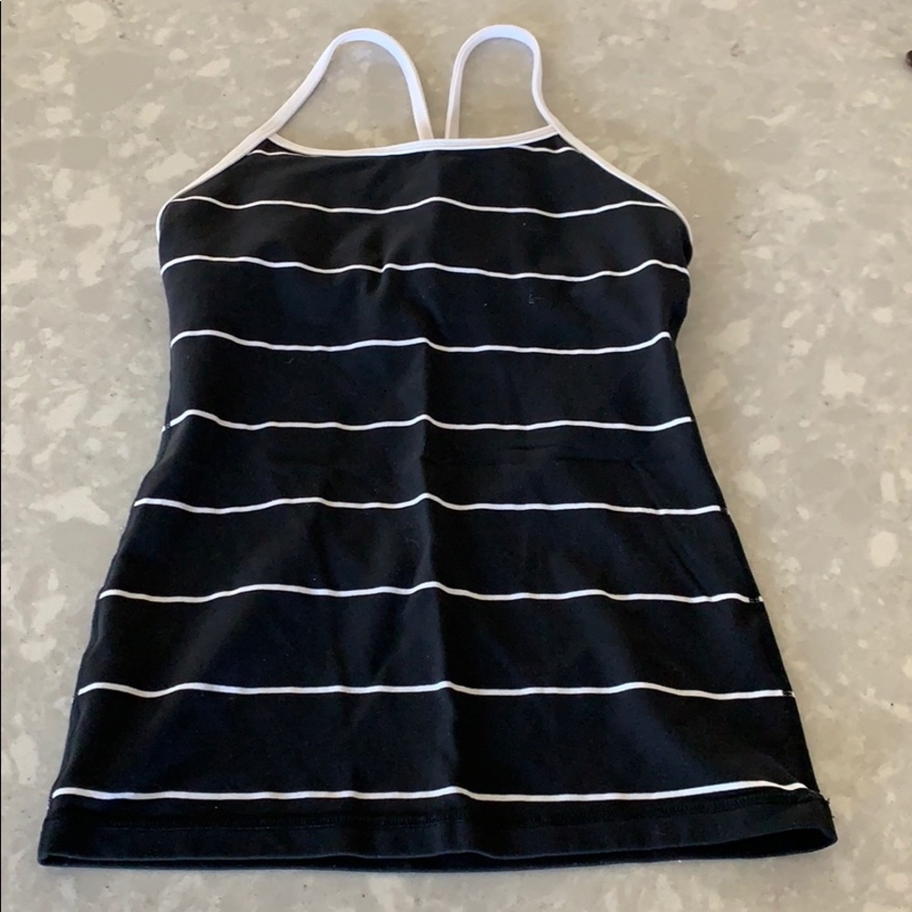 Lululemon Black and White Tank